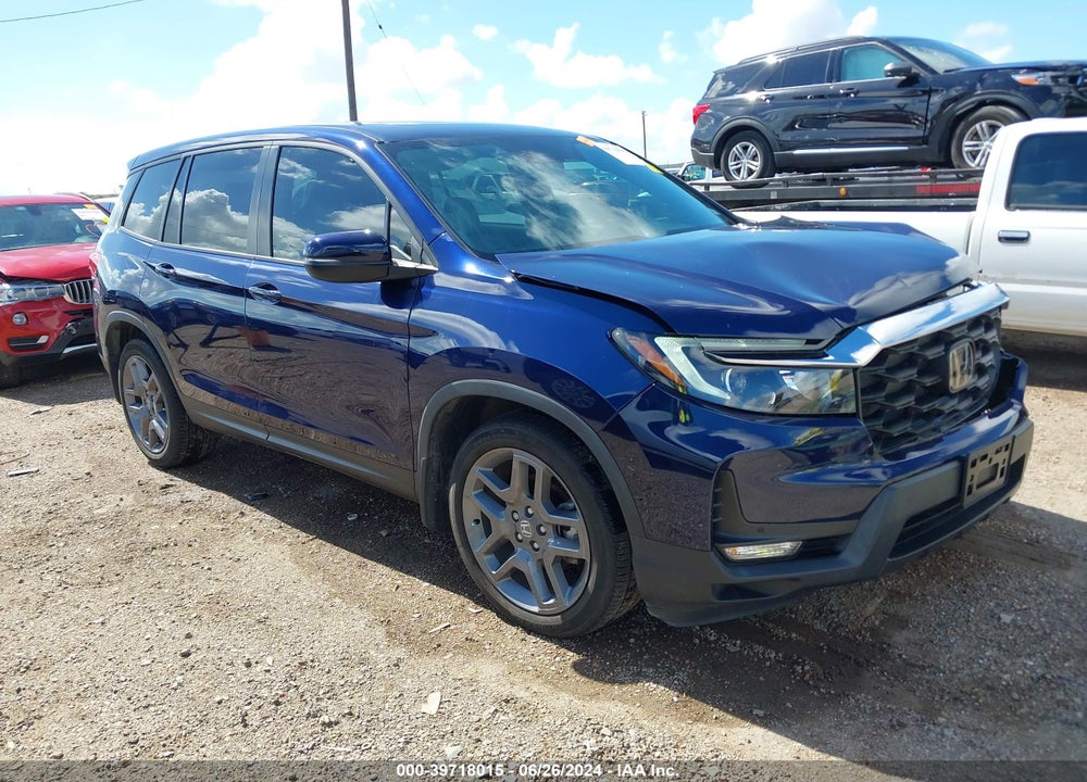 2022 HONDA PASSPORT 2WD EX-L VIN: 5FNYF7H52NB007163