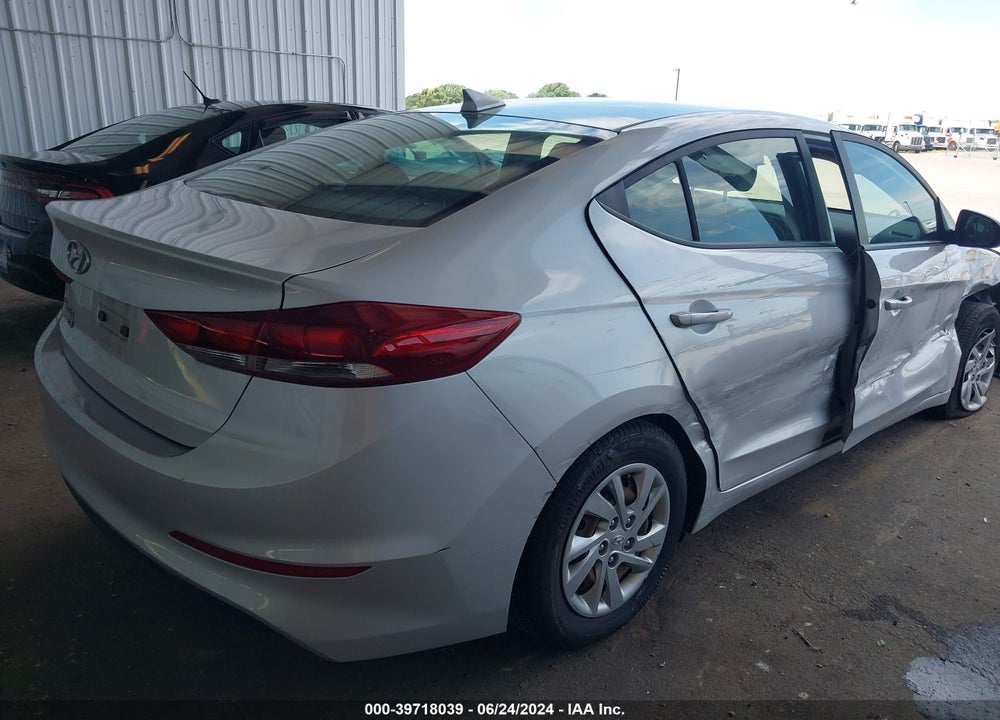 2017 HYUNDAI ELANTRA SE VIN: KMHD74LF7HU059406