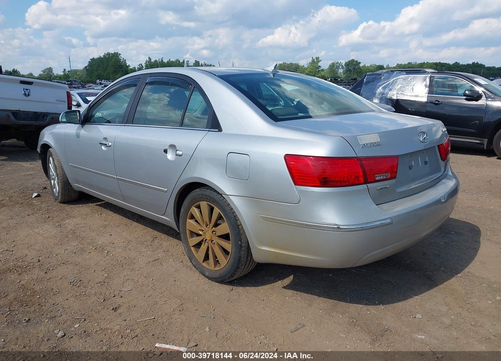 2009 HYUNDAI SONATA LIMITED VIN: 5NPEU46C69H554033