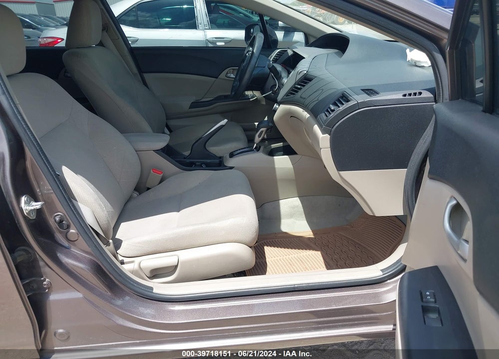 2012 HONDA CIVIC LX VIN: 2HGFB2F57CH612507