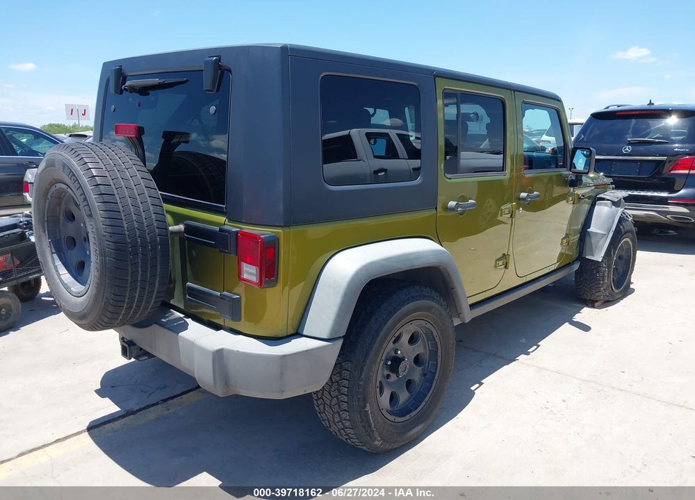 2007 JEEP WRANGLER UNLIMITED RUBICON VIN: 1J8GA691X7L212366