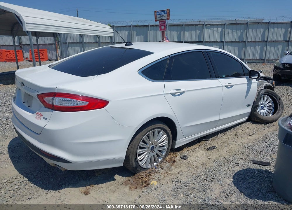 2014 FORD FUSION ENERGI SE LUXURY VIN: 3FA6P0PU8ER306357