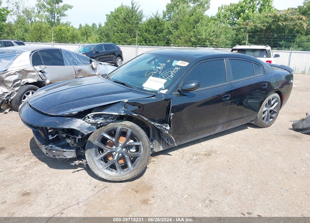 2022 DODGE CHARGER SXT RWD VIN: 2C3CDXBG8NH161708