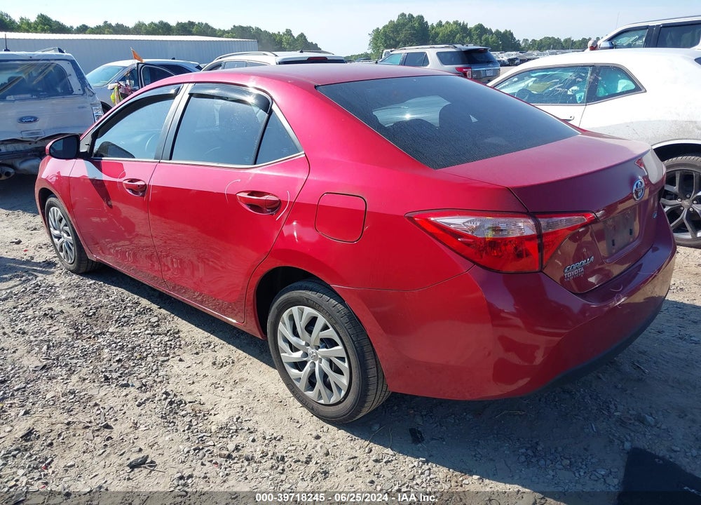 2018 TOYOTA COROLLA LE VIN: 2T1BURHE4JC049615