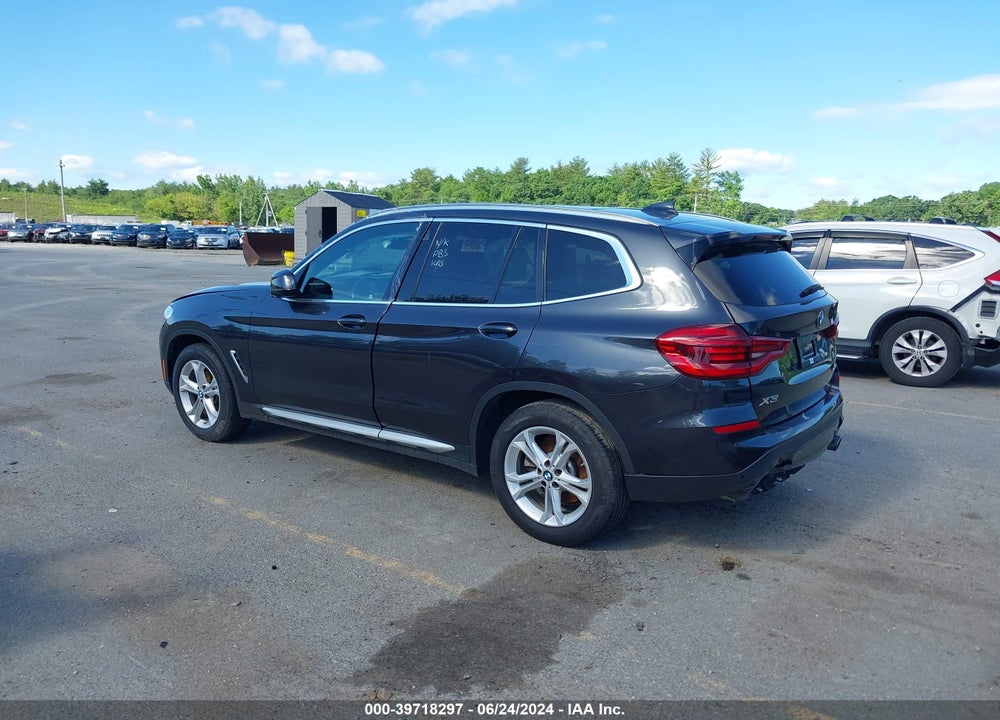 2021 BMW X3 SDRIVE30I VIN: 5UXTY3C09M9H76312