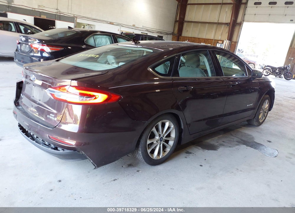 2019 FORD FUSION HYBRID SE VIN: 3FA6P0LUXKR212403