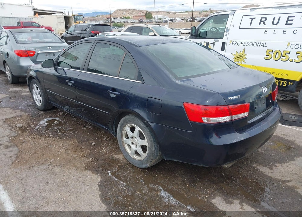 2006 HYUNDAI SONATA GLS V6/LX V6 VIN: 5NPEU46F86H086828
