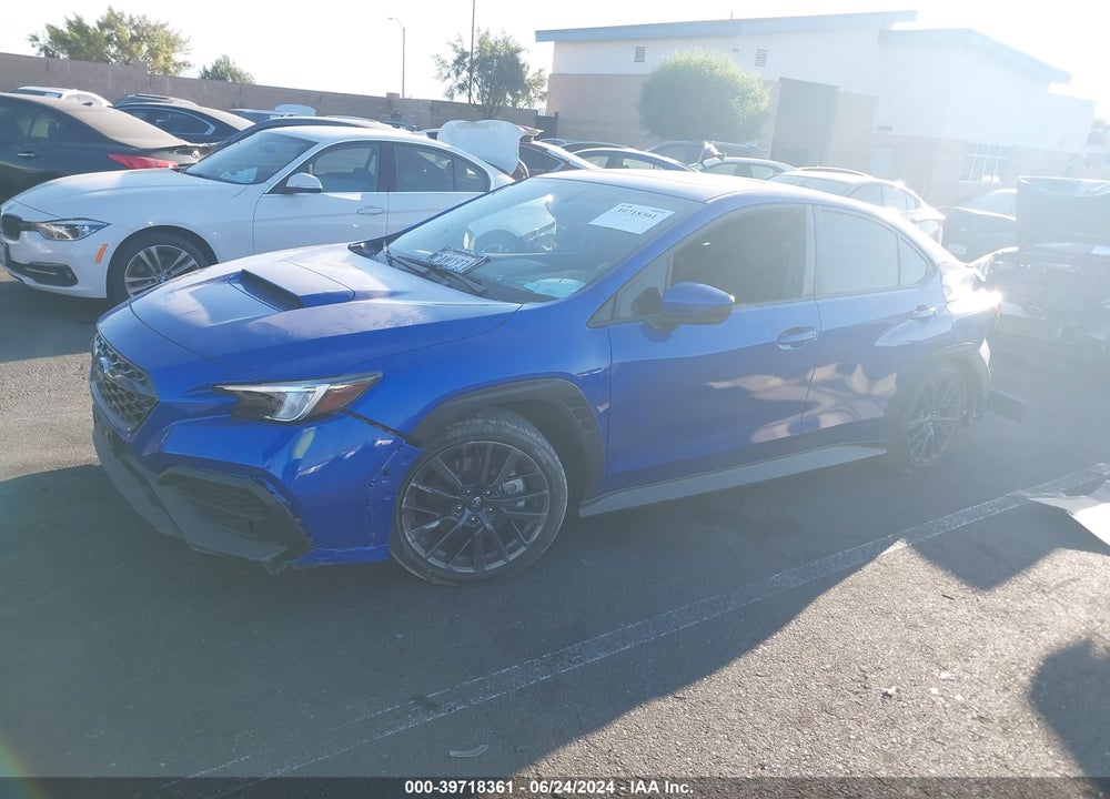 2022 SUBARU WRX PREMIUM VIN: JF1VBAF6XN9005233