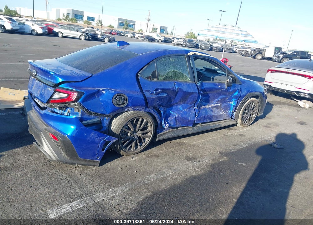 2022 SUBARU WRX PREMIUM VIN: JF1VBAF6XN9005233