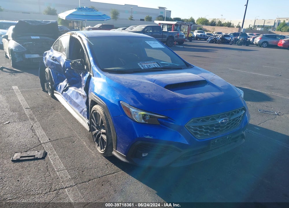 2022 SUBARU WRX PREMIUM VIN: JF1VBAF6XN9005233