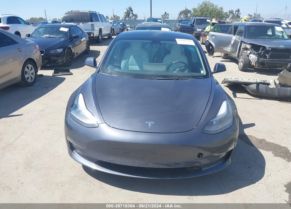 2022 TESLA MODEL 3 PERFORMANCE DUAL MOTOR ALL-WHEEL DRIVE VIN: 5YJ3E1ECXNF208855
