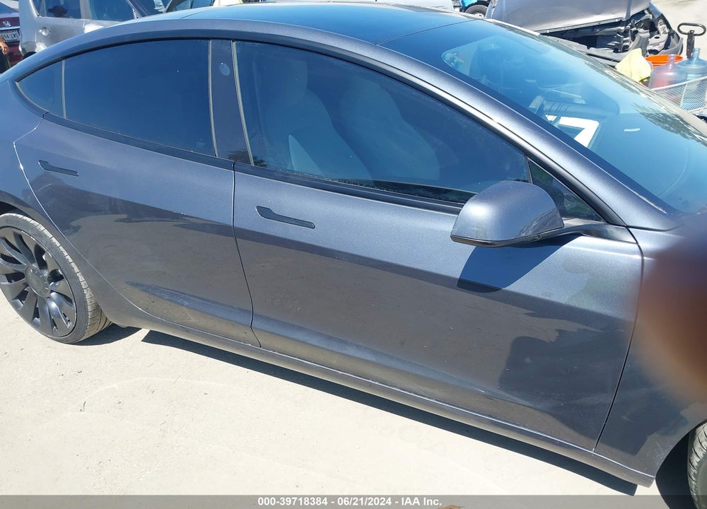 2022 TESLA MODEL 3 PERFORMANCE DUAL MOTOR ALL-WHEEL DRIVE VIN: 5YJ3E1ECXNF208855