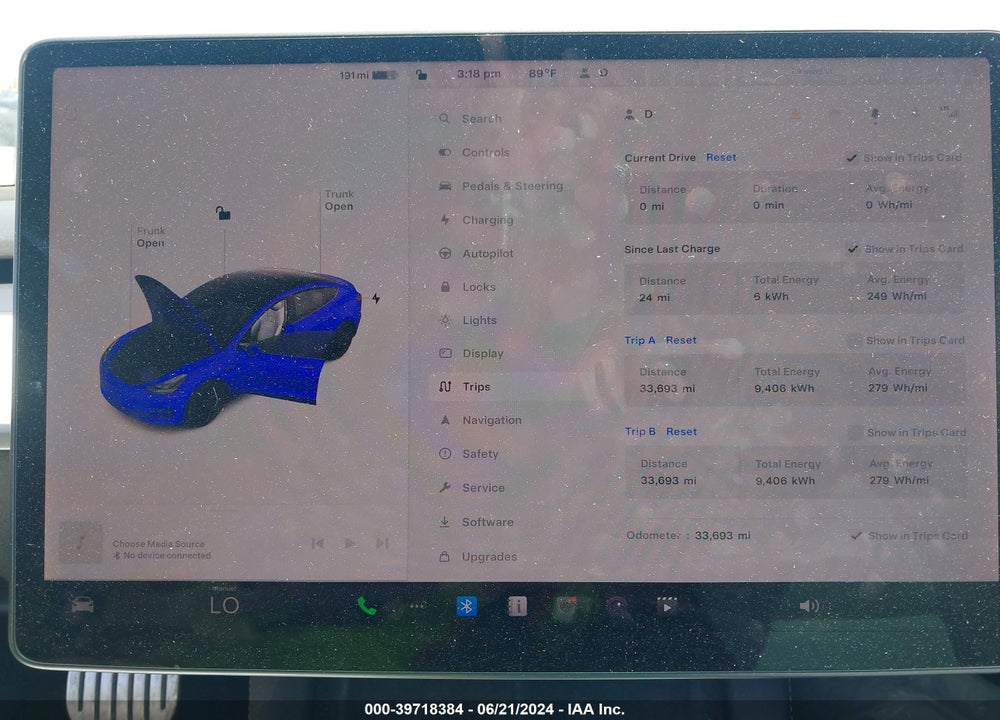 2022 TESLA MODEL 3 PERFORMANCE DUAL MOTOR ALL-WHEEL DRIVE VIN: 5YJ3E1ECXNF208855