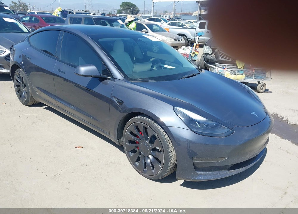 2022 TESLA MODEL 3 PERFORMANCE DUAL MOTOR ALL-WHEEL DRIVE VIN: 5YJ3E1ECXNF208855
