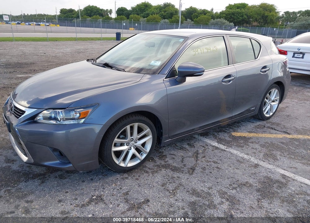 2016 LEXUS CT 200H VIN: JTHKD5BH9G2266983
