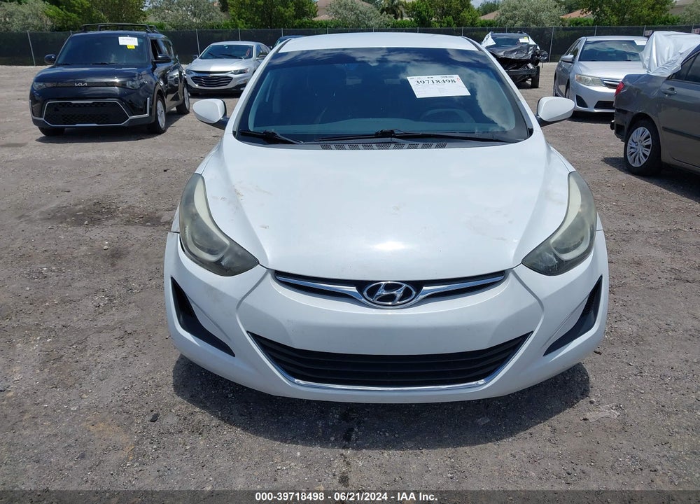 2016 HYUNDAI ELANTRA SE VIN: 5NPDH4AE8GH751260