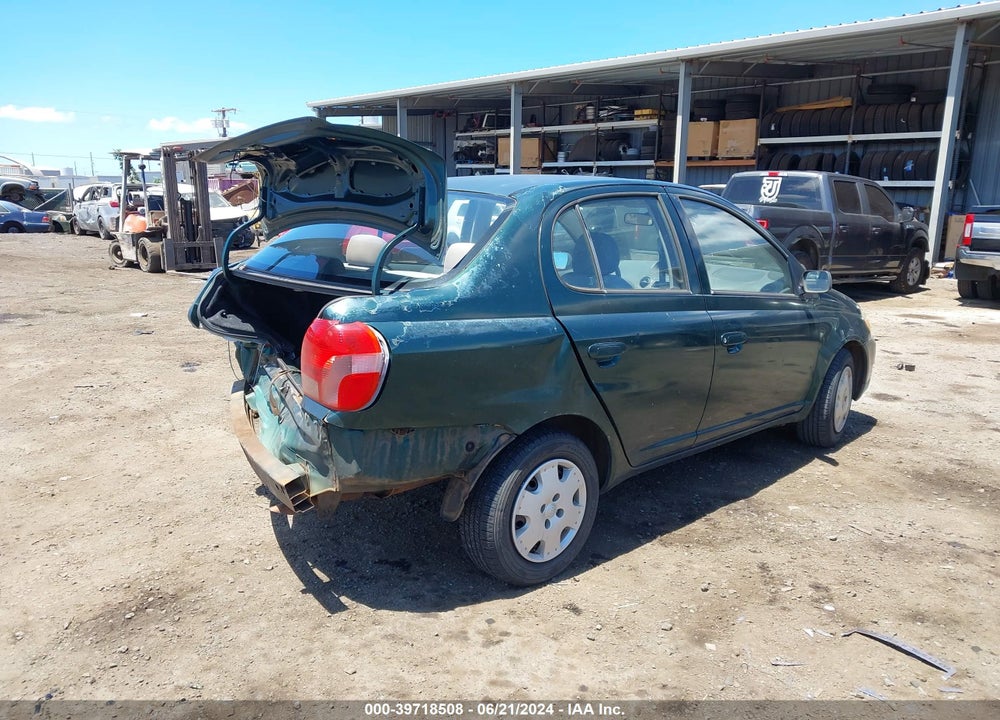 2000 TOYOTA ECHO VIN: JTDBT1230Y0081963