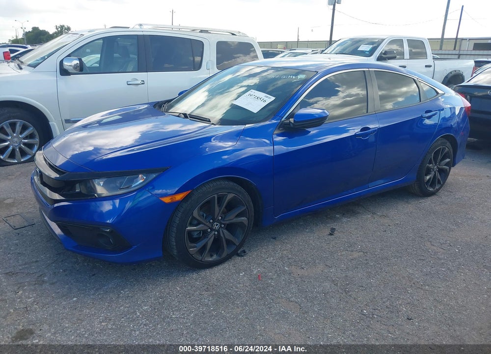 2019 HONDA CIVIC SPORT VIN: 19XFC2F80KE039756