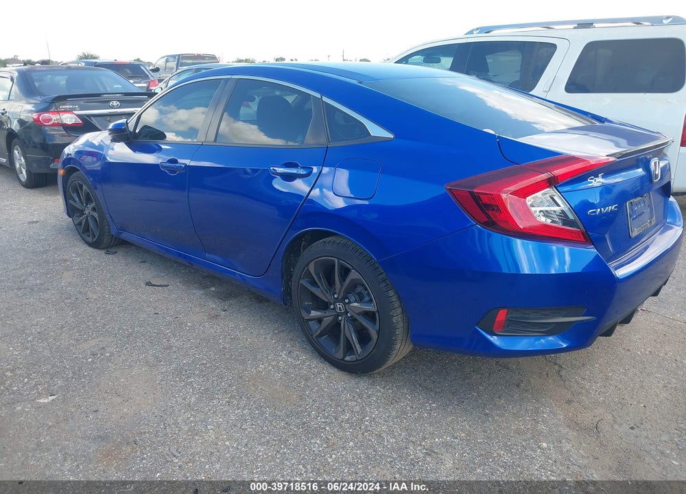 2019 HONDA CIVIC SPORT VIN: 19XFC2F80KE039756