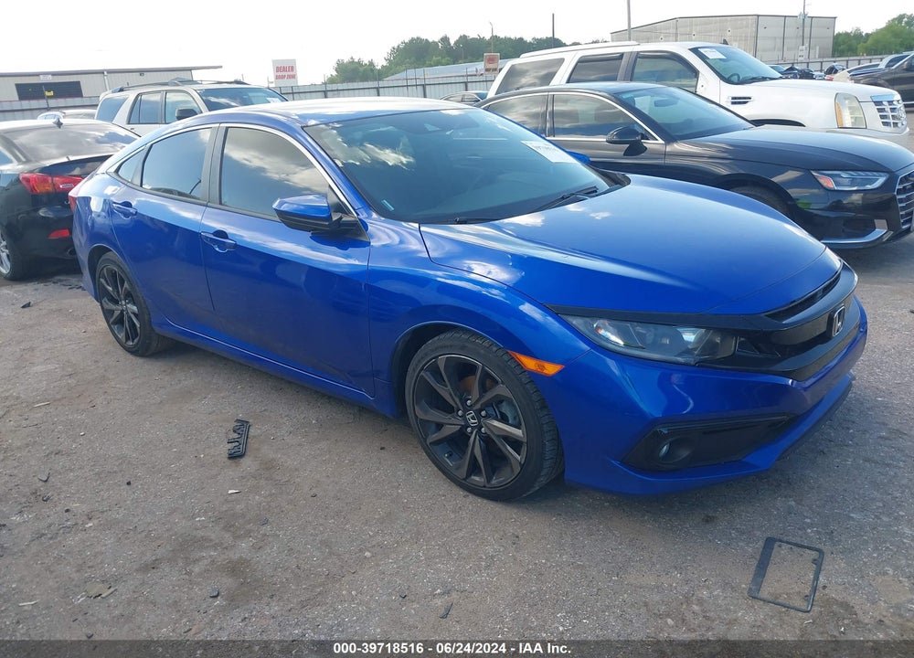 2019 HONDA CIVIC SPORT VIN: 19XFC2F80KE039756