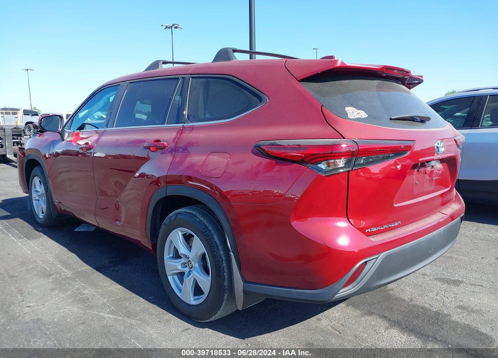 2021 TOYOTA HIGHLANDER HYBRID LE VIN: 5TDBBRCH5MS024905