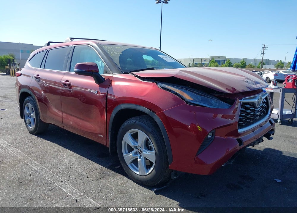 2021 TOYOTA HIGHLANDER HYBRID LE VIN: 5TDBBRCH5MS024905