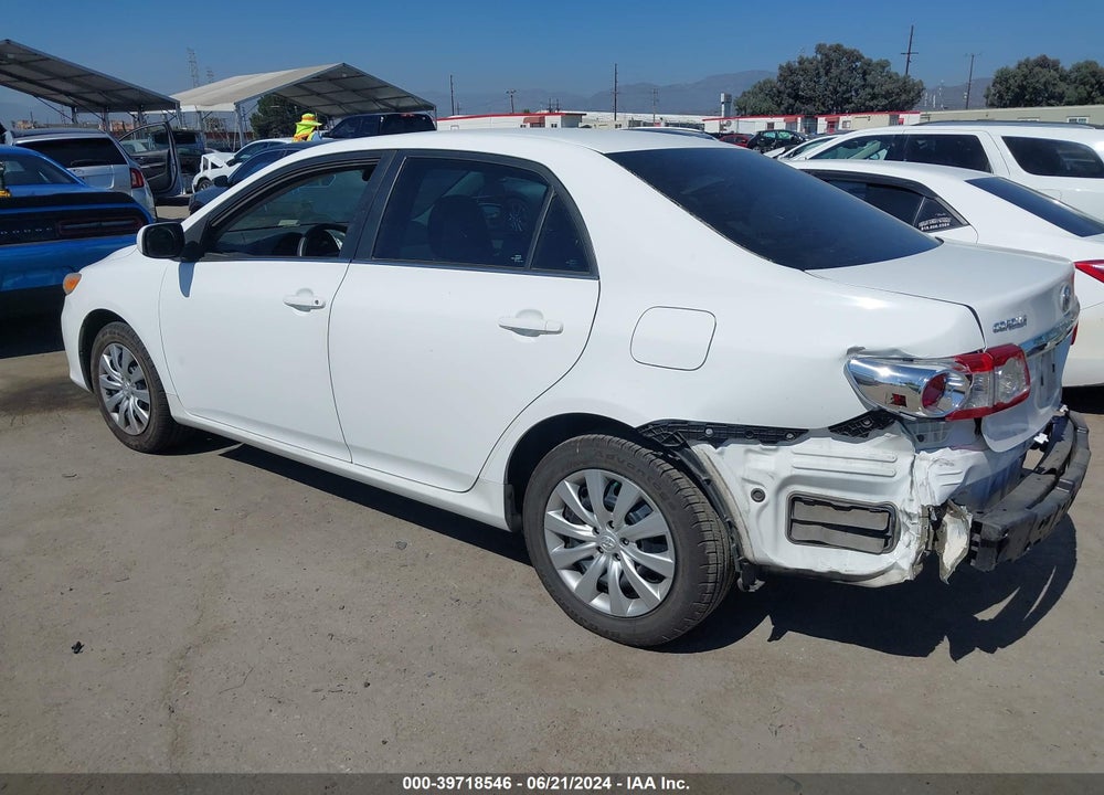 2013 TOYOTA COROLLA LE VIN: 5YFBU4EE5DP204491
