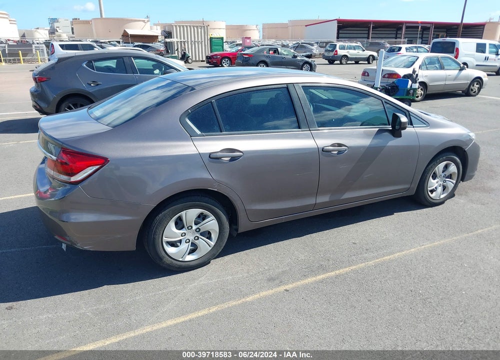 2014 HONDA CIVIC LX VIN: 19XFB2F54EE072031