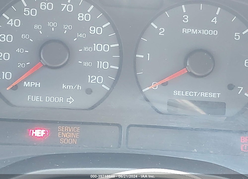 2002 FORD MUSTANG VIN: 1FAFP44452F151187