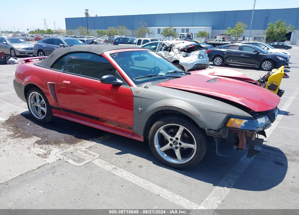 2002 FORD MUSTANG VIN: 1FAFP44452F151187