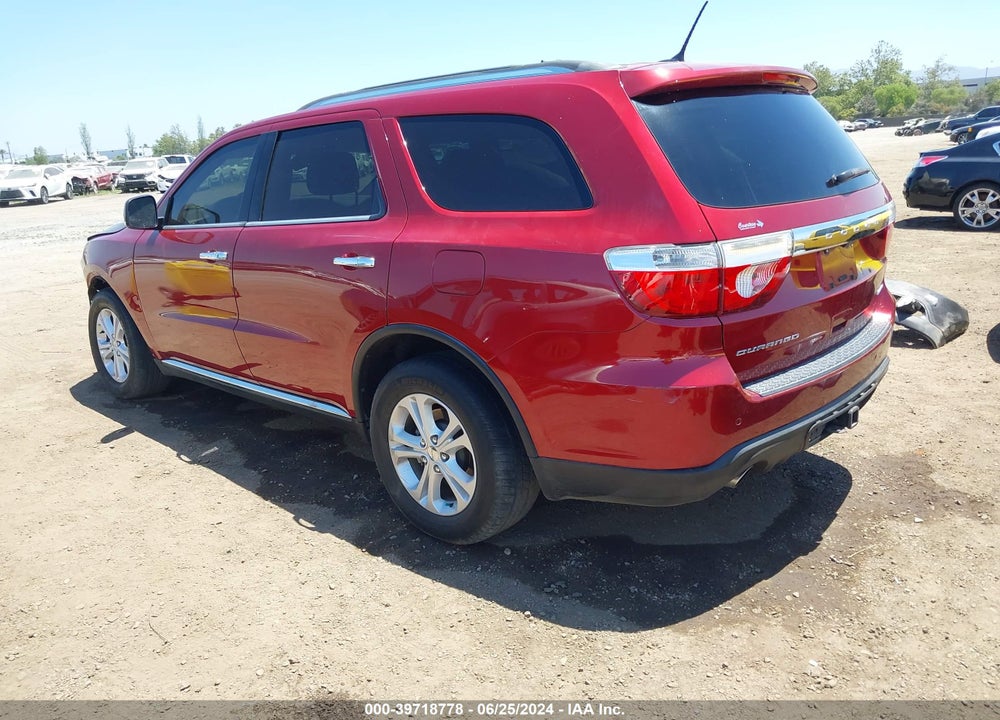 2013 DODGE DURANGO VIN: 1C4SDHDT4DC691750