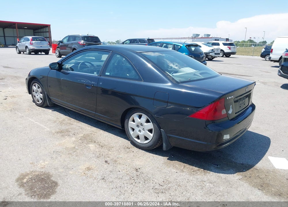 2002 HONDA CIVIC EX VIN: 1HGEM22932L063548