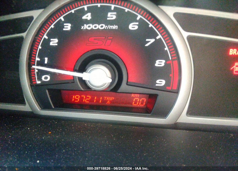 2007 HONDA CIVIC SI VIN: 2HGFA555X7H713357