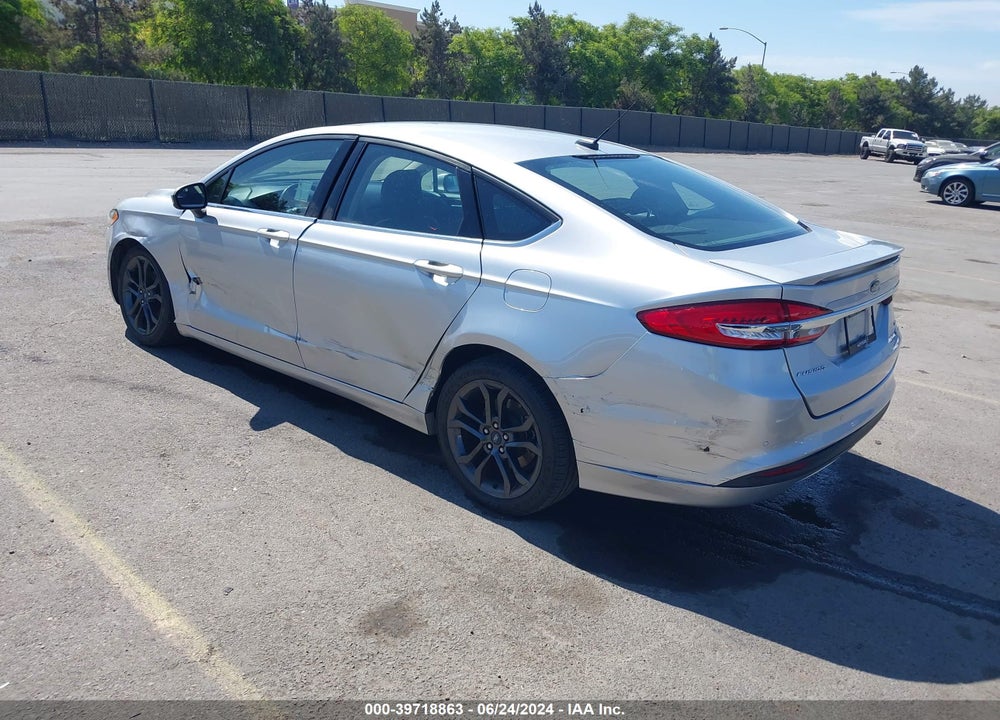 2018 FORD FUSION SE VIN: 3FA6P0HD7JR161658