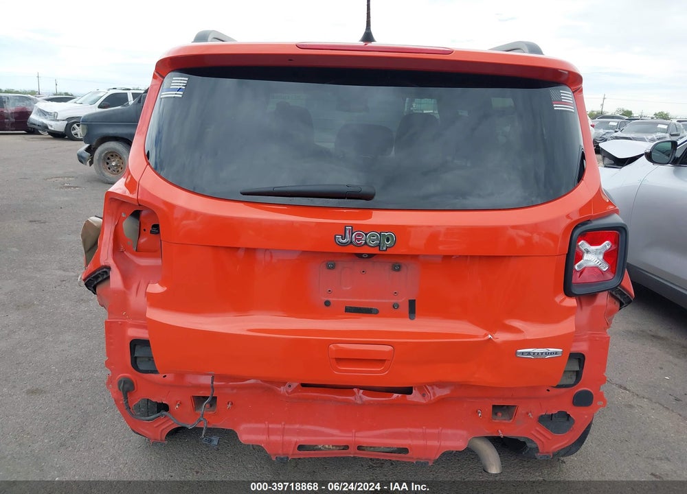 2018 JEEP RENEGADE LATITUDE FWD VIN: ZACCJABBXJPJ48180