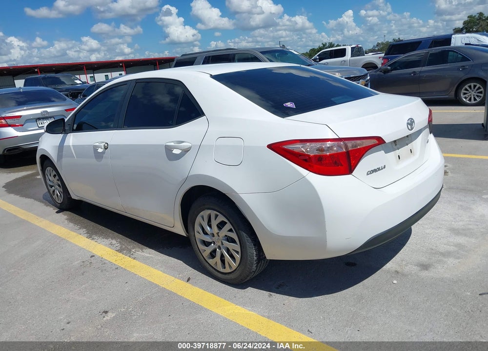 2017 TOYOTA COROLLA LE VIN: 2T1BURHE9HC788960