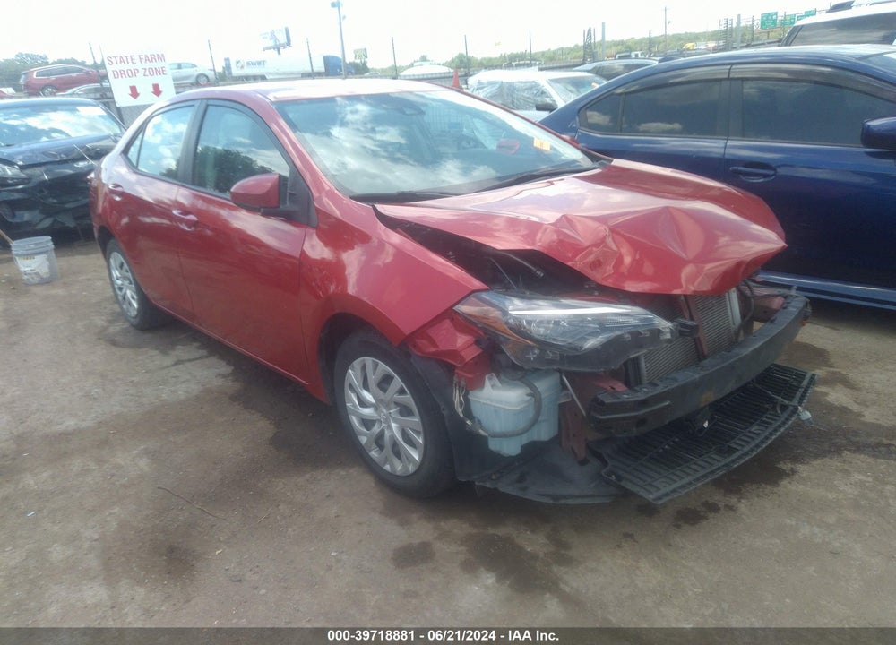 2018 TOYOTA COROLLA LE VIN: 5YFBURHE9JP842571