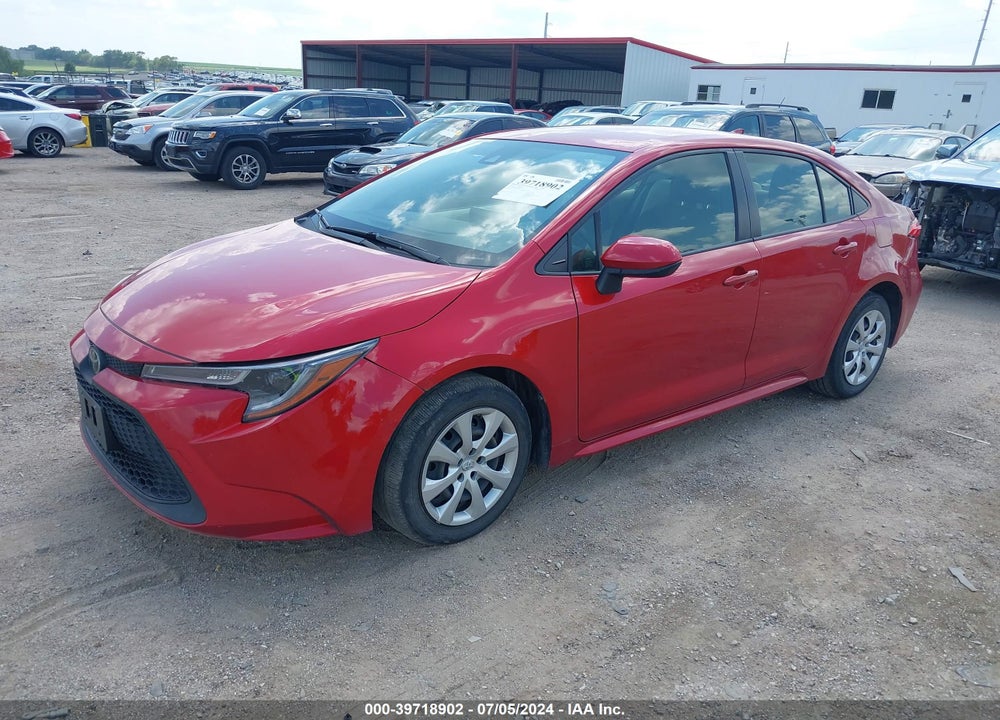 2020 TOYOTA COROLLA LE VIN: JTDEPRAE9LJ047736