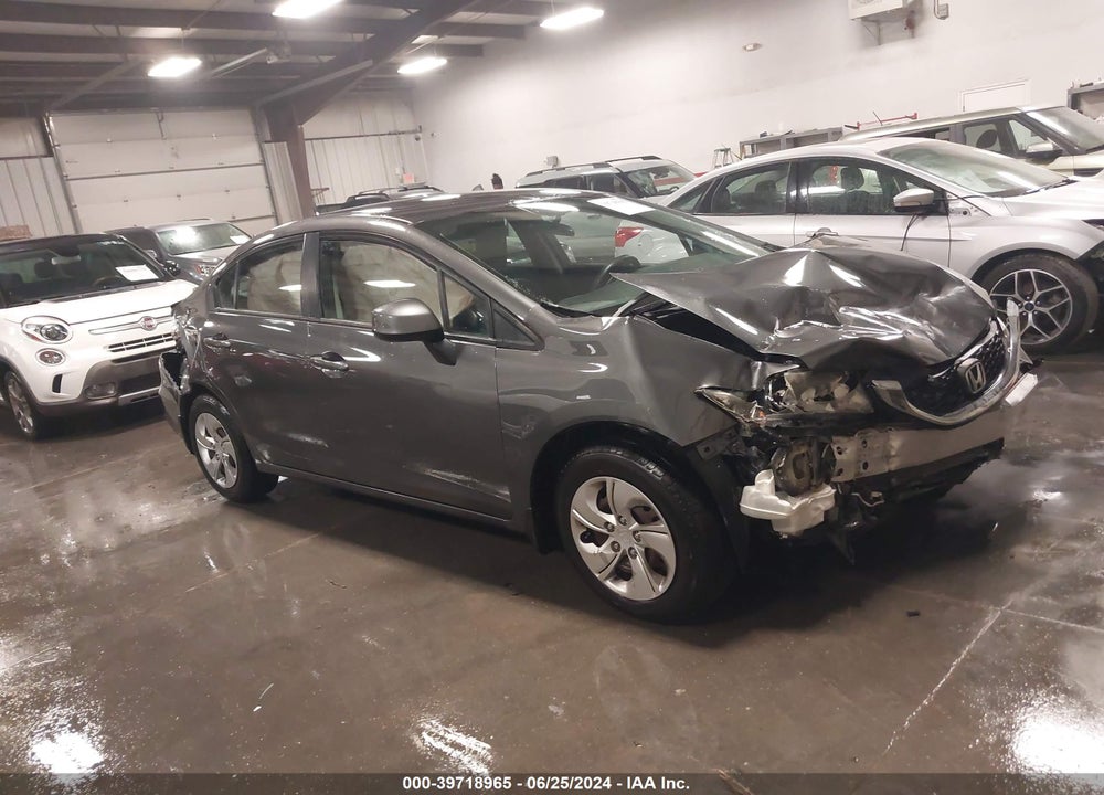 2013 HONDA CIVIC LX VIN: 2HGFB2F56DH542371