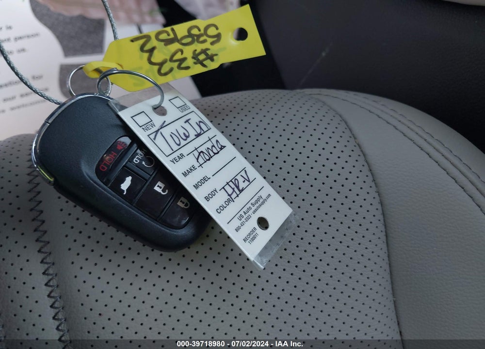 2024 HONDA HR-V 2WD EX-L/2WD EX-L W/O BSI VIN: 3CZRZ1H76RM738684