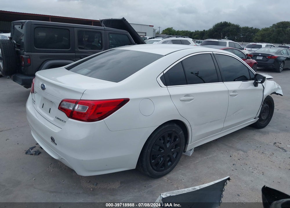 2016 SUBARU LEGACY 2.5I VIN: 4S3BNBA66G3002689