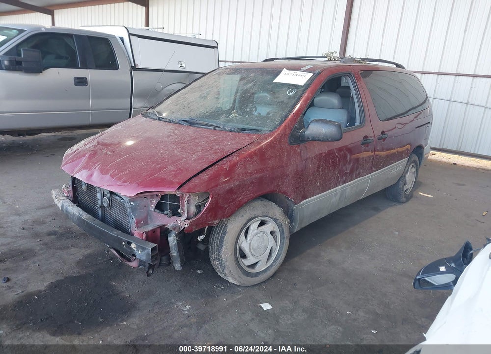 2000 TOYOTA SIENNA XLE VIN: 4T3ZF13C7YU286826