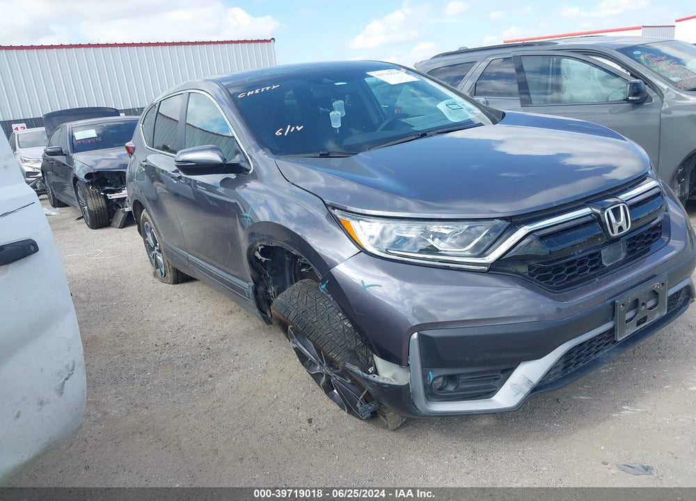 2022 HONDA CR-V AWD EX-L VIN: 2HKRW2H80NH637959
