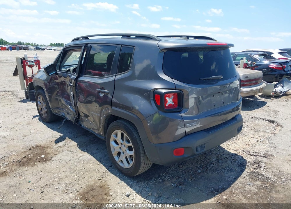 2016 JEEP RENEGADE LATITUDE VIN: ZACCJABT1GPE14531