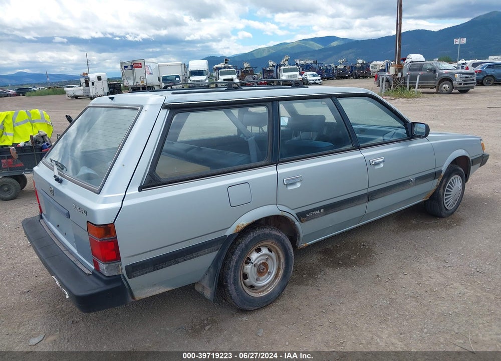 1992 SUBARU LOYALE VIN: JF2AN52B5ND413485
