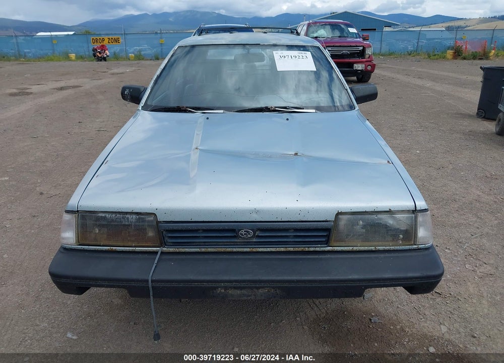 1992 SUBARU LOYALE VIN: JF2AN52B5ND413485