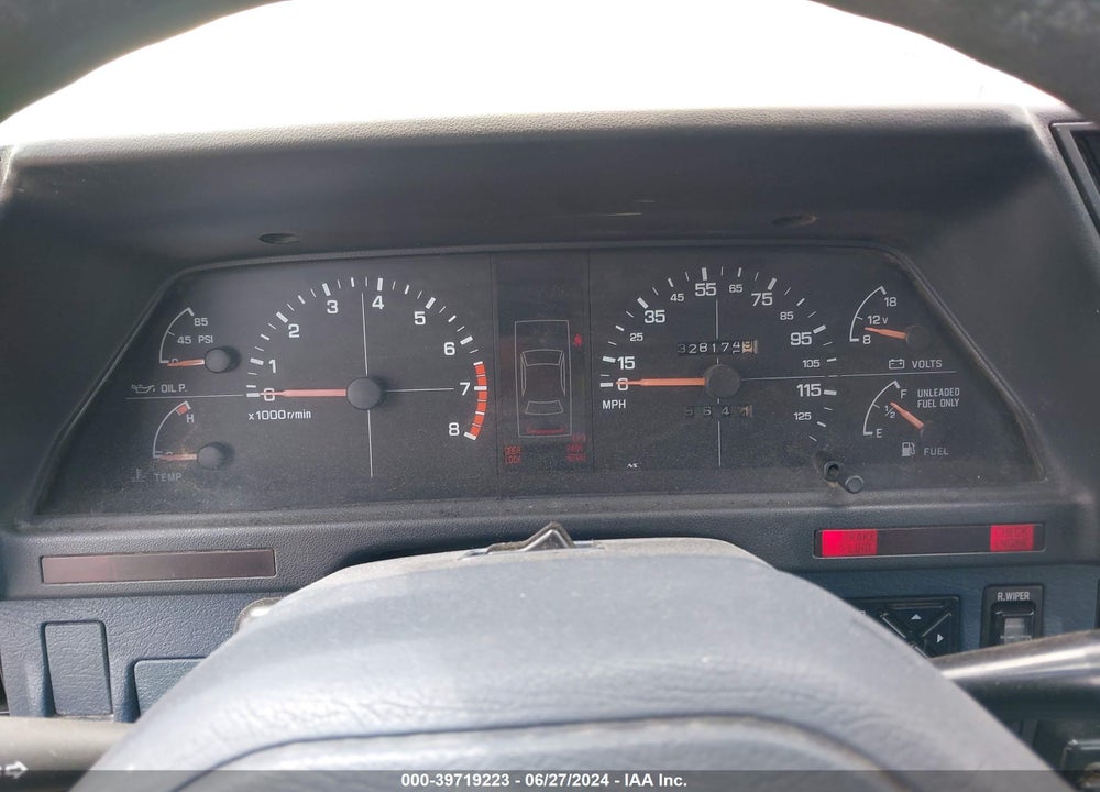 1992 SUBARU LOYALE VIN: JF2AN52B5ND413485