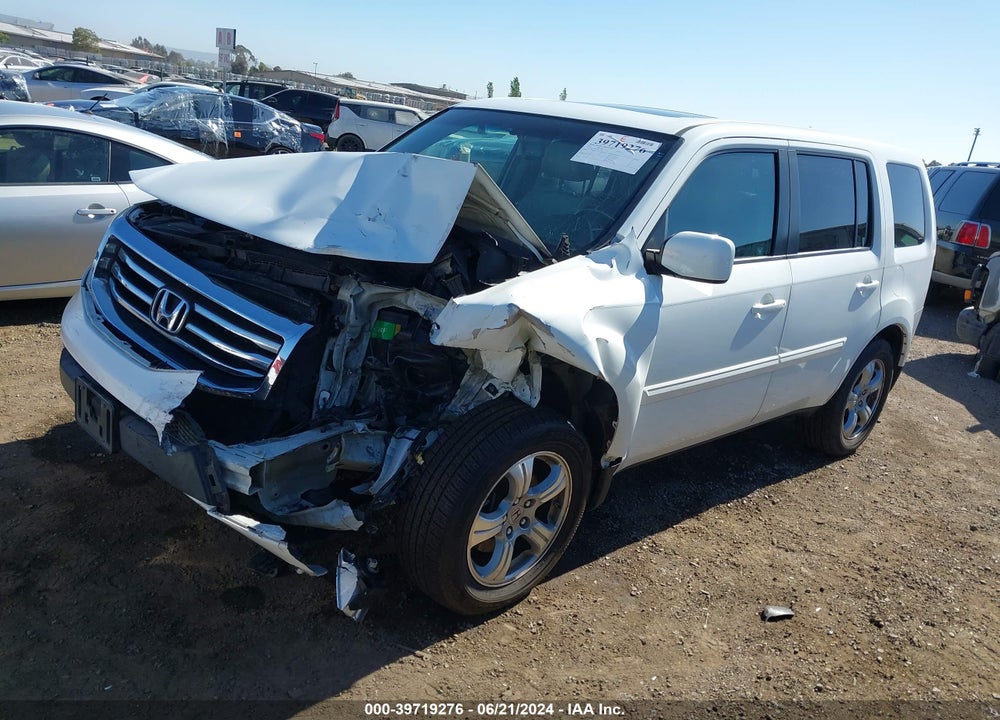 2012 HONDA PILOT EX-L VIN: 5FNYF4H51CB055703