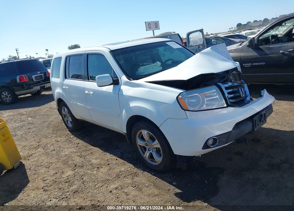 2012 HONDA PILOT EX-L VIN: 5FNYF4H51CB055703