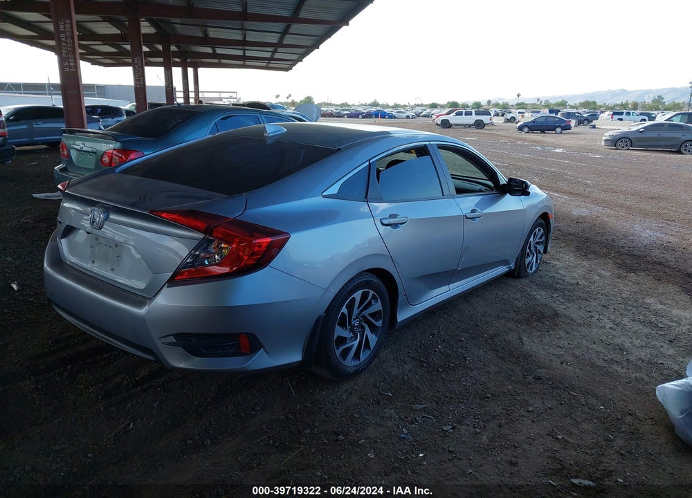 2018 HONDA CIVIC EX VIN: 19XFC2F7XJE009380